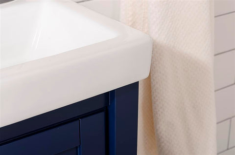 Image of 18" Blue Sink Vanity