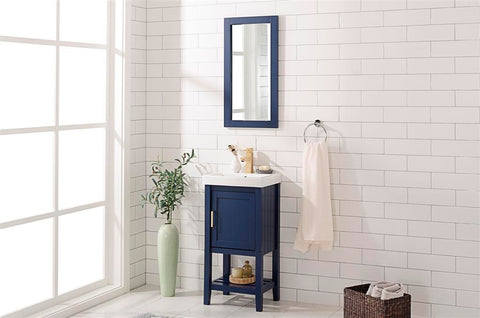 Image of 18" Blue Sink Vanity