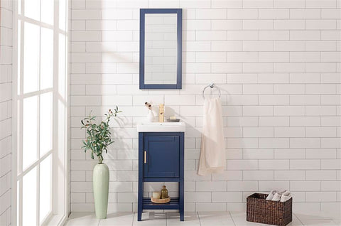 Image of 18" Blue Sink Vanity