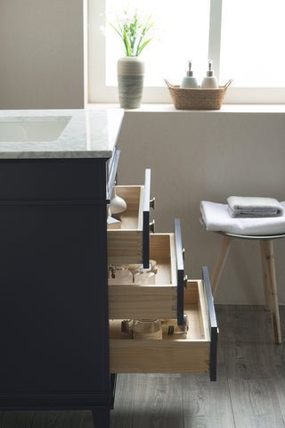 Image of 24" Solid Wood Sink Vanity With Without Faucet