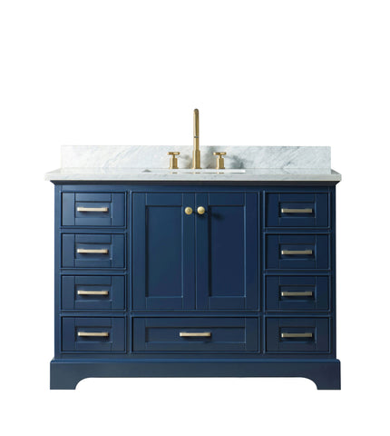 Image of 48" Solid Wood Sink Vanity Without Faucet