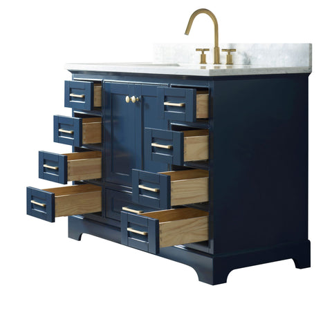 Image of 48" Solid Wood Sink Vanity Without Faucet