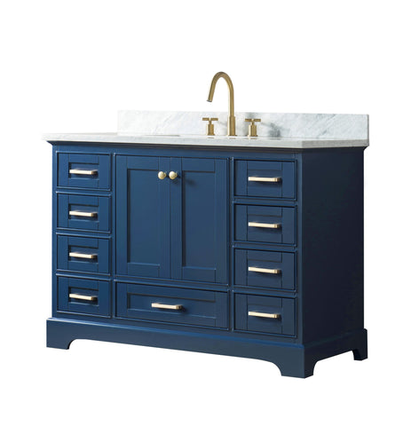 Image of 48" Solid Wood Sink Vanity Without Faucet