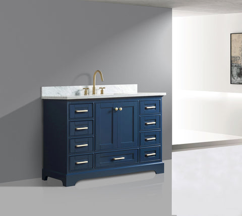 Image of 48" Solid Wood Sink Vanity Without Faucet