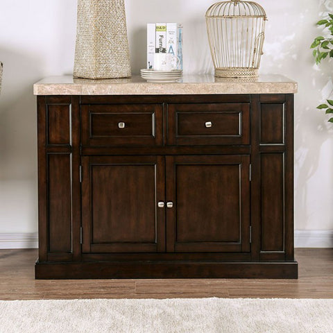 Image of Jules Kitchen Island with Marble Top