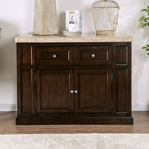 Jules Kitchen Island with Marble Top