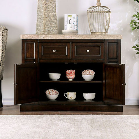 Image of Jules Kitchen Island with Marble Top